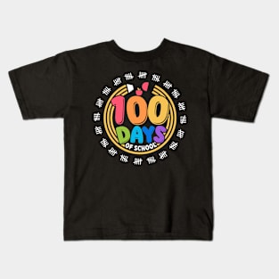 100 Days of School Happy 100 Days of School Kids T-Shirt